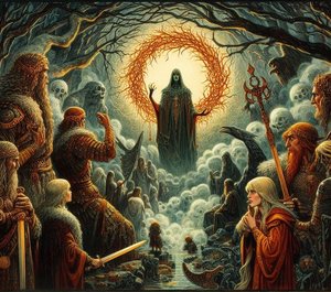 Norse Epics: Gods, Heroes, and Legendary Creatures,Viking Tales, In Pursuit of Lost Time in Scandinavian Mythology 33 page.