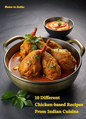 recipe book 10 different chicken-based recipes from Indian cuisine