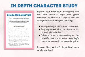 Red White & Royal Blue by Casey McQuiston, Book Club Discussion Guide Printable, Steamy Booktok LGBTQ Romance Novel, Young Adult Book Ideas