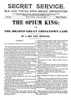 100 Secret Service Old and Young King Brady Magazine, Vintage Pulp Detective Stories Magazine, Dime Novels