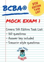 BCBA Exam Full Study Package | 3 Mock Exams | Explanation Guides | Study Guide | Definition Mock | BCBA Exam Prep | 5th Edition Task List