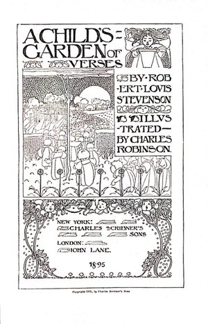 A Childs Garden of Verses by Robert Louis Stevenson 1895 PDF Book Childrens Poetry Download The living books library