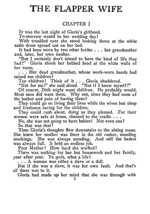 1925 The Flapper Wife by Beatrice Burton