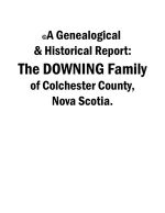 The DOWNING Family e-Report