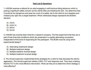 5th Edition Task List | BCBA Exam Study Guide BUNDLE | BCBA Mock Exam 1 & 2 | Explanation Guides | Definition Mock | bcba test prep