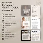 Instagram Growth Guide with Master Resell Rights, Instagram Marketing Strategies Guide, Instagram For Business Owners,Digital Marketing, DFY