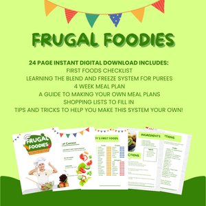 Frugal Foodies: Starting Purees With Your Baby!