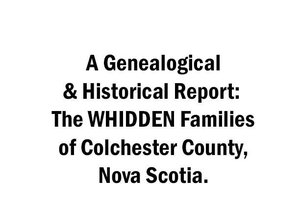 Whidden Families eReport