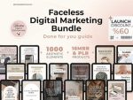 Faceless Digital Marketing Guide Bundle with Master Resell Rights Digital Marketing PLR Done For You Digital Marketing Guides with MRR DFY