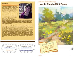 NEW! Set of 5  Pastel Painting Lesson Demo Art Tutorial  PDF booklet Karen Margulis psa PART 2