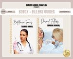 Botox & HA Fillers Training Manuals, Cosmetic Injections Training Guides, Nurse Injector Courses, Neurotoxins, Editable eBooks, Canva