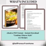 100 Chinese Style Recipes eBook PDF | Chinese Food Recipes | Digital Cookbook | Recipe Ebook | Instant Digital Download | Bonuses Included