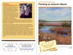 Pastel Painting Lesson Demo PDF Autumn MARSH LANDSCAPE Art Tutorial  booklet grasses,sky,clouds,water