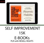 15,000 Self Improvement eBooksBundle | PLR & Master Resell Rights | Full eBooks | Make Money Online | Start Your Digital Download Business