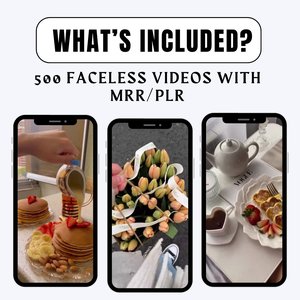 Faceless Videos Bundle, Faceless Reels with Master Resell Rights, Done For You Content Library, Faceless Instagram Account, Story Templates