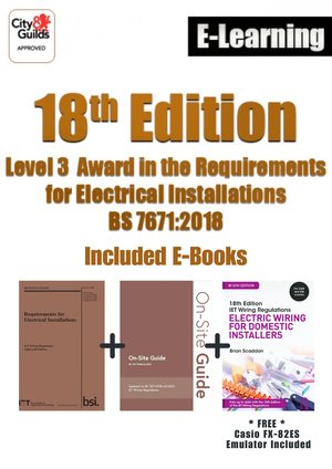 18th Edition Course BS7671:2022 (2382-22) Wiring Regulations