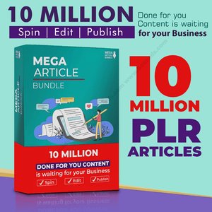 10 Million PLR Articles: Fuel Your Website, Blog, Social Media, and Content Creation with Endless Ideas!