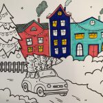 Advent Coloring Calendar, Christmas Countdown Coloring Calendar, A Brighter Year