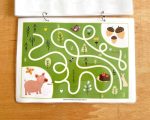 Maze activity book Printable, busy book for toddlers maze spells maze printing book PDF baby kids activity book Presse binder Puzzle book