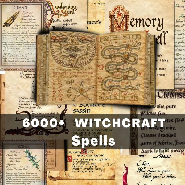 Sources of more than 6000 spells, rare witchcraft and curses, Waite, Wicca, Witchcraft Books, e-book for the Witch Start Package, Proverbs books