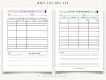 Printable Baby Essential Tracking Bundle |DIY baby tracking log |Feed logPomplogbook |Diary for newbornsThe everyday mother