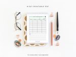 Printable daily baby food log |DIY baby tracking log |Feed logPomplogbook |Diary for newbornsThe everyday mother