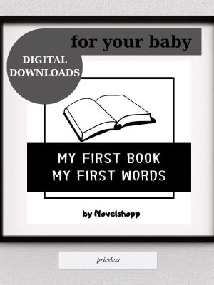 Specially designed first dictionary for your baby, first dictionary designed for the language development of babies, first books for babies
