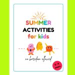 Summer activities book for children (5-9 years): fascinating games, puzzles and crafts, colorful, pdf, high quality, 8.5 x 11 inch, 41 pages