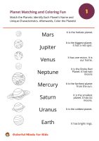 The solar system: Travel over planets.The activity book for children