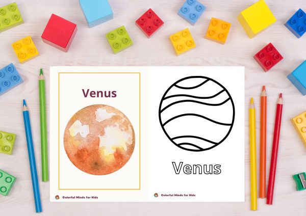 The solar system: Travel over planets.The activity book for children