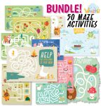 Maze for children Printable activity Roadtrip worksheet Doolhof puzzle fun activity educational workbook for kindergarten worksheet home education