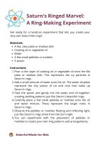 The solar system: Travel over planets.The activity book for children