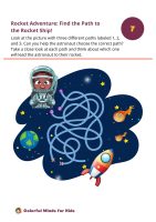 The solar system: Travel over planets.The activity book for children
