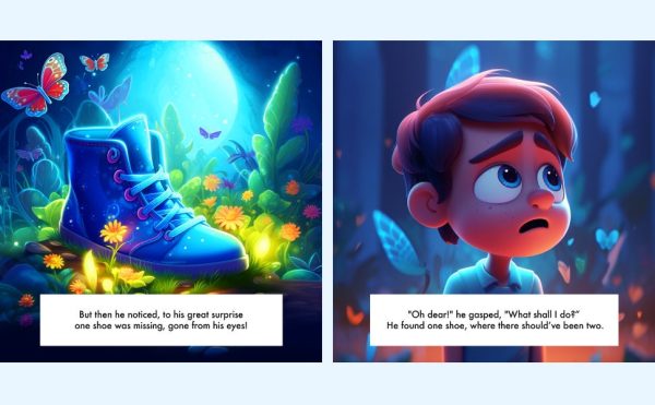 Little Boy Blue who lost his shoe ebook, Epub, Digital Download, Children's Books, Story Before Snack, Adventure