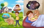 Children picture book Illustration of real person photo
