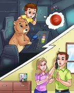 Children picture book Illustration of real person photo