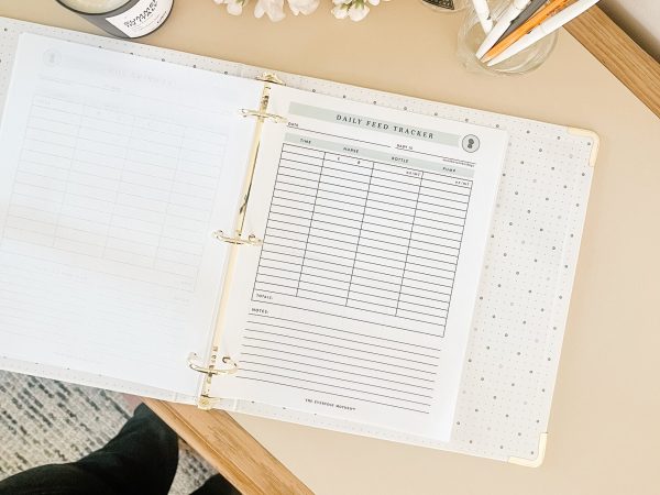 Printable daily baby food log |DIY baby tracking log |Feed logPomplogbook |Diary for newbornsThe everyday mother