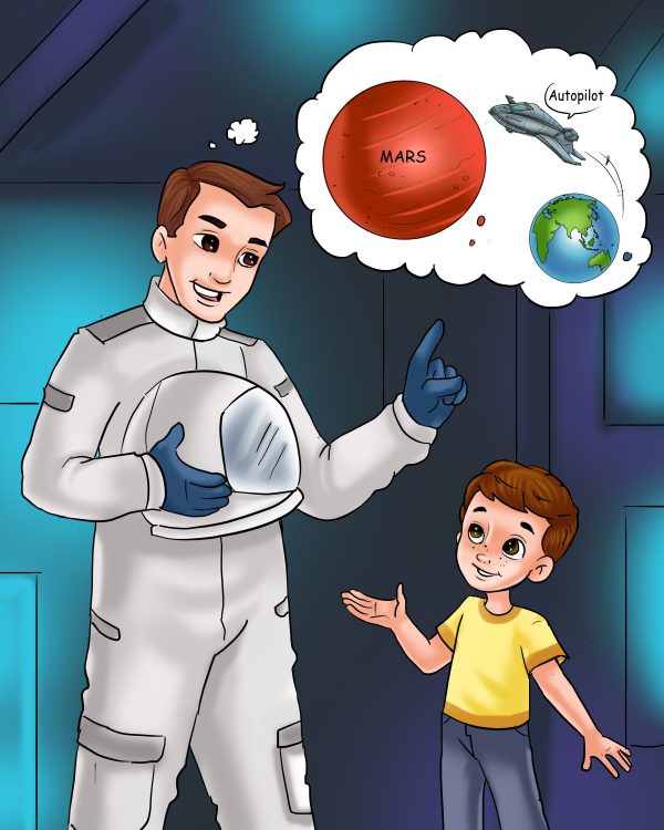 Children picture book Illustration of real person photo