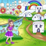 Children picture book Illustration of real person photo