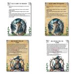 Secret old spells, grimoire pages, printable book of shadows, wicca, spell download, old rituals, witchcraft, forest pages
