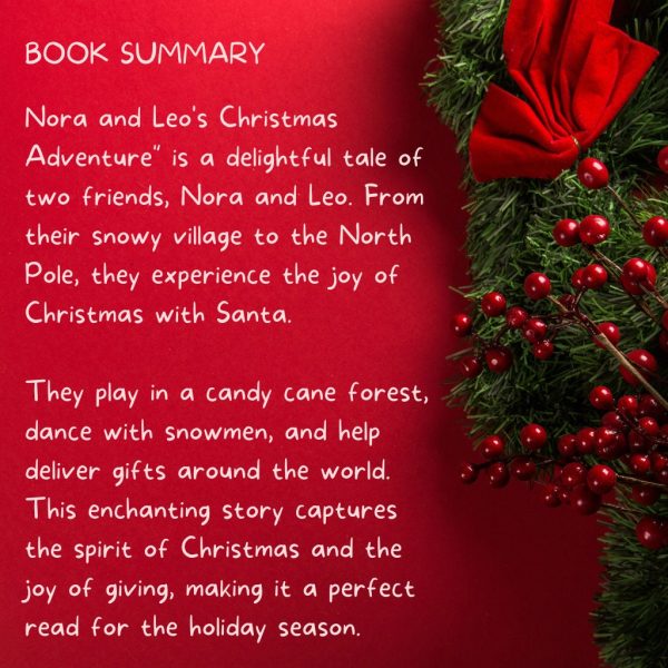 Nora & Leo's Christmas adventure - Digital children's book - Download Story Book - PDF/Prints - Story before bedtime - Educational/fun 3-8 Age