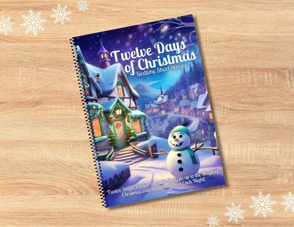 Short stories before going to sleep for Christmas |Digital Story Book for Children |PDF/Printable e-book Download12 short stories