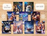 Short stories before going to sleep for Christmas |Digital Story Book for Children |PDF/Printable e-book Download12 short stories