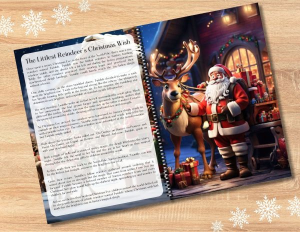 Short stories before going to sleep for Christmas |Digital Story Book for Children |PDF/Printable e-book Download12 short stories