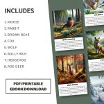Ebook for childrenNordic animalsDigital Story Book for Children |PDF/Printable e-book Download
