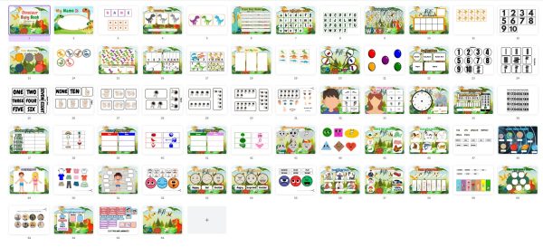 Pressure book - Digital Download, Canva Editable - Fascinating educational activities for toddlers - Building, learning, playing!