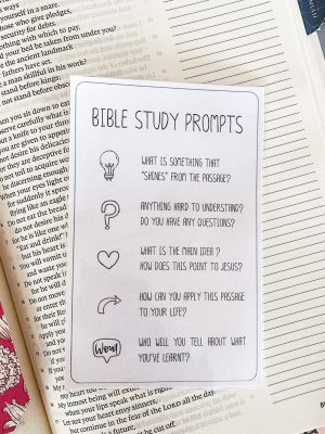 Bible study instructions Printable PDF - Family worship/individual dedication