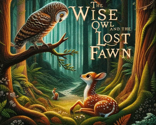 Wise Owl and the Lost Fawn - a heart -warming digital ebook for learning small explorers.Nice story before bedtime