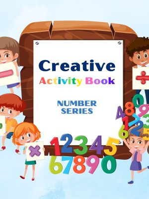 Creative activity book number series, Textbook for Children, Counting, Gift For Children, Interactive Worksheet, Gift for Children