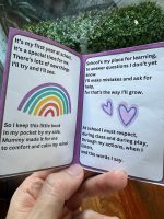 My first year at school (from mother to child/purple) a foldable booklet in pocket size for your child who goes to school